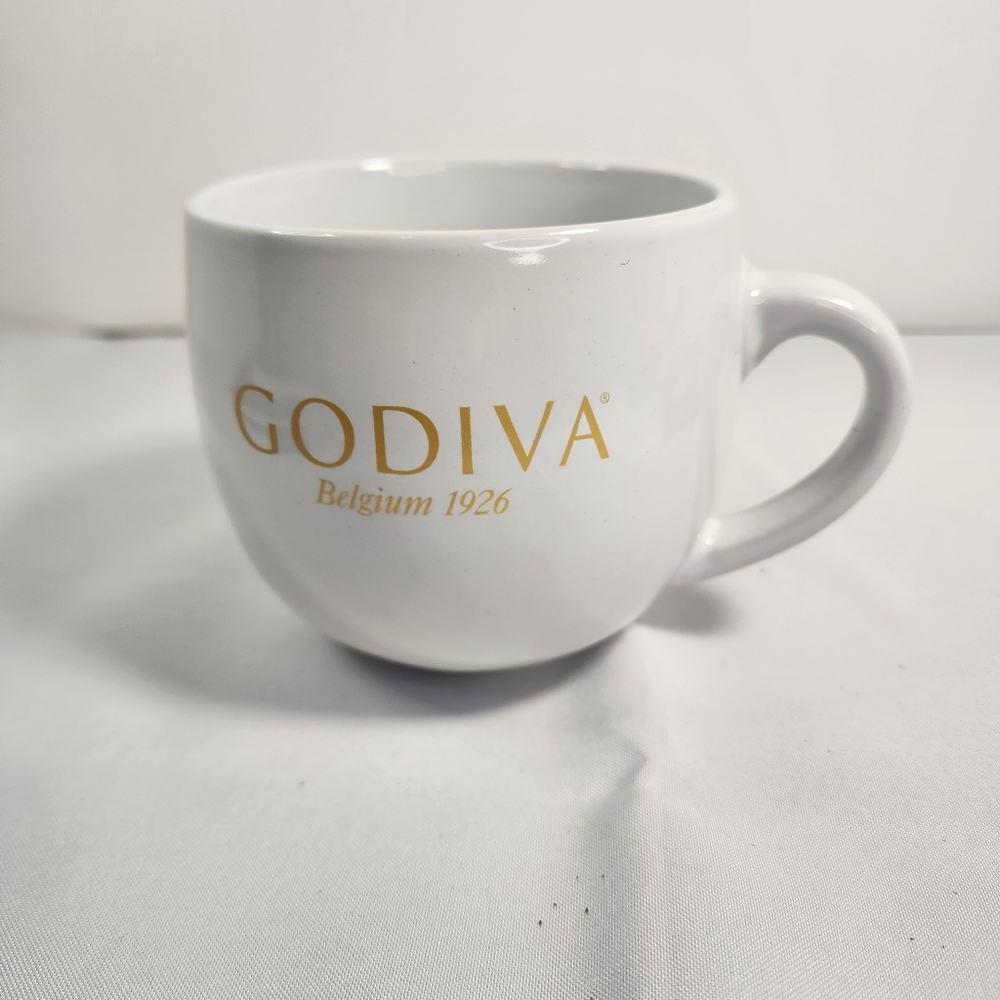 Godiva Belgium 1926 Large Coffee tea Soup Mug Cup Stoneware